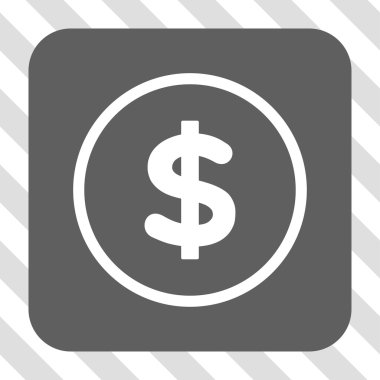 Doları yuvarlak kare düğme