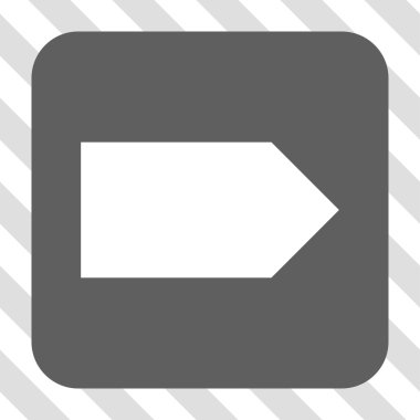 Yön sağ yuvarlak kare düğme