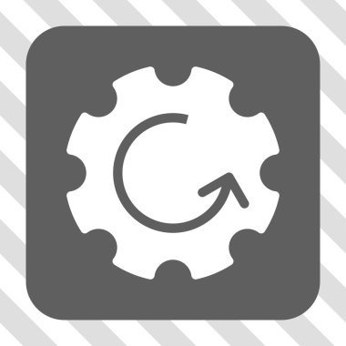 Dişli döndürme yuvarlak kare düğme