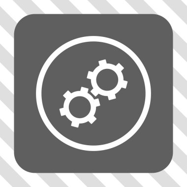 Gears'ı yuvarlak kare düğme