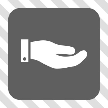 El yuvarlak kare düğme