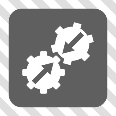 Dişli Tümleştirme yuvarlak kare düğme