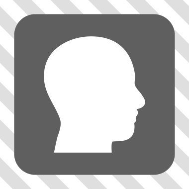 Kafa profil yuvarlak kare düğme