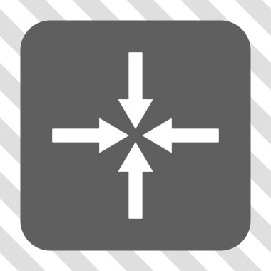 Kare düğme etkisi okları yuvarlak