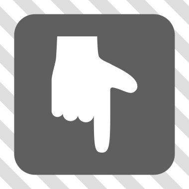 El işaretçisi yuvarlatılmış kare düğmesini basılı