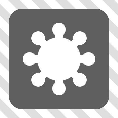 Dişli yuvarlak kare düğme