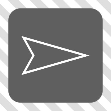 Kare düğme işaretçi sağ yuvarlak