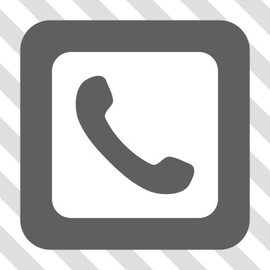 Yuvarlatılmış Kare düğme telefon