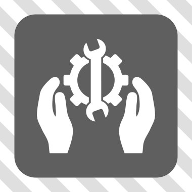 Onarım hizmeti yuvarlak kare düğme