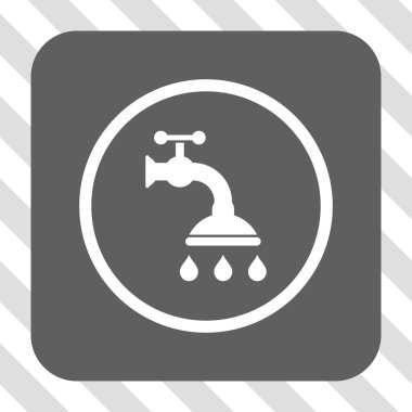 Duş musluk yuvarlak kare düğme