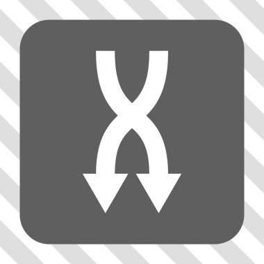 Yuvarlatılmış Kare düğme aşağı okları shuffle