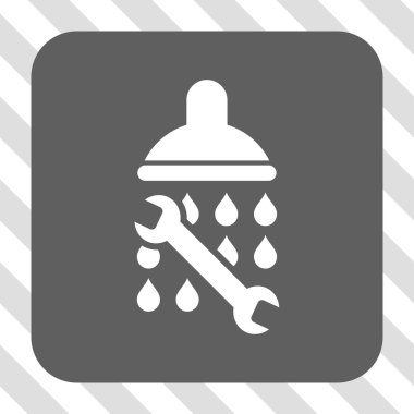 Duş sıhhi tesisat yuvarlak kare düğme