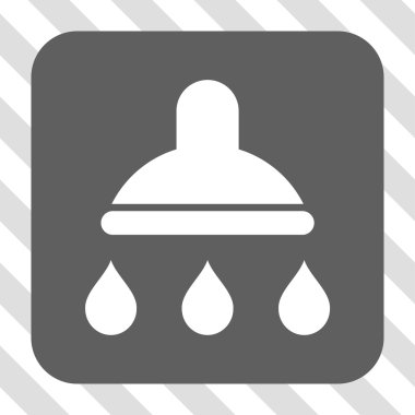 Duş yuvarlak kare düğme