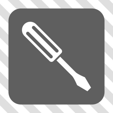 Tornavida yuvarlak kare düğme