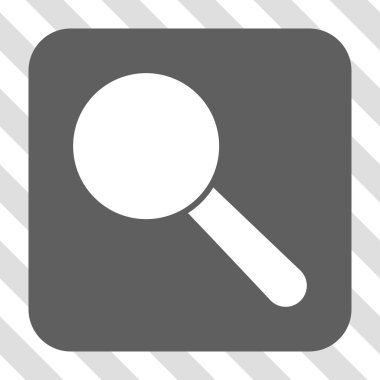 Arama aracı yuvarlak kare düğme