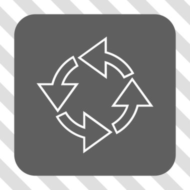 Döndürme yuvarlak kare düğme