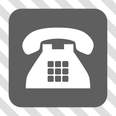 Sesi telefon yuvarlak kare düğme