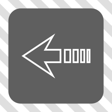 Sol yuvarlak kare düğme göndermek