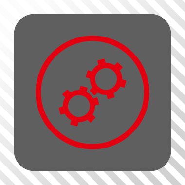 Gears'ı yuvarlak kare düğme