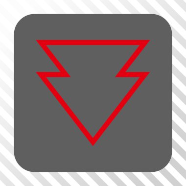 Yuvarlatılmış Kare düğme aşağı yön