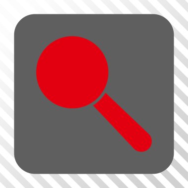 Arama aracı yuvarlak kare düğme