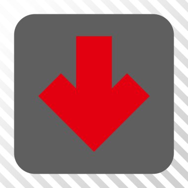 Yuvarlatılmış Kare düğme aşağı ok