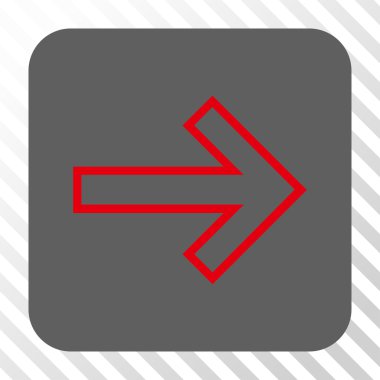 Ok sağ yuvarlak kare düğme