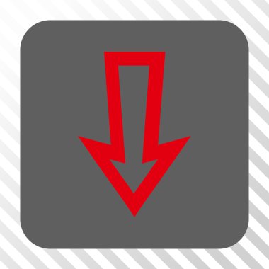 Yuvarlatılmış Kare düğme aşağı ok