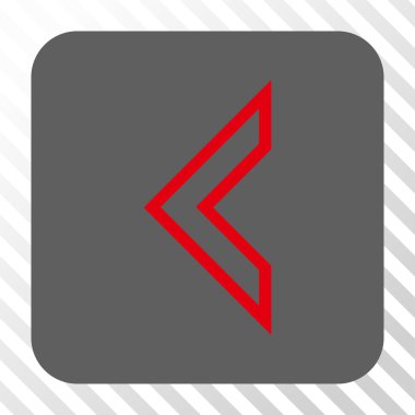 Ok ucu sol yuvarlak kare düğme