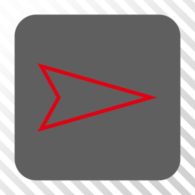 Kare düğme işaretçi sağ yuvarlak