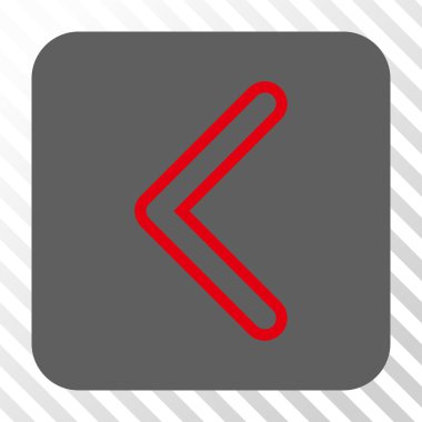 Ok ucu sol yuvarlak kare düğme