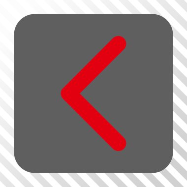 Yön sol yuvarlak kare düğme