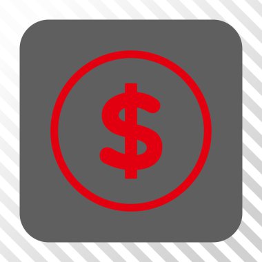 Doları yuvarlak kare düğme