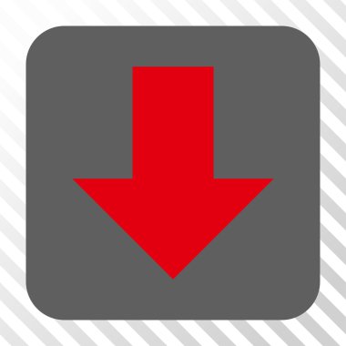 Yuvarlatılmış Kare düğme aşağı ok