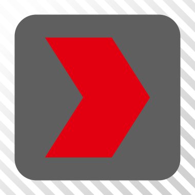 Yön sağ yuvarlak kare düğme