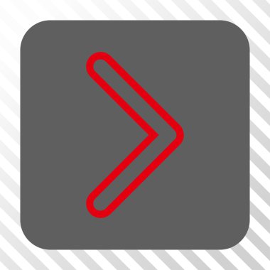 Ok ucu sağ yuvarlak kare düğme