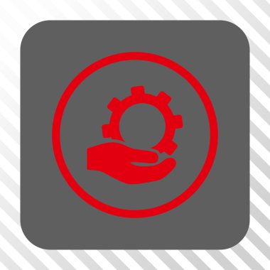 Hizmet yuvarlak kare düğme