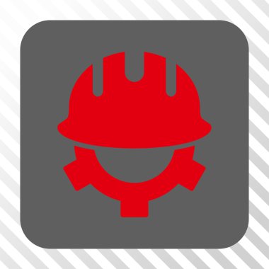 Geliştirme kask yuvarlak kare düğme