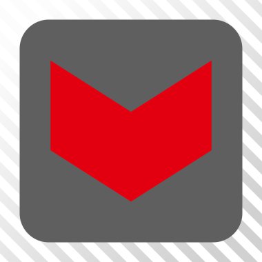 Yuvarlatılmış Kare düğme aşağı yön