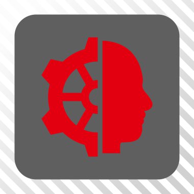 Cyborg dişli yuvarlak kare düğme