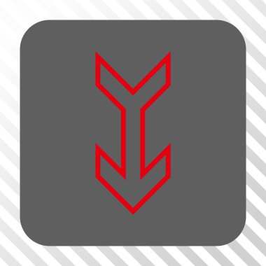 Yuvarlatılmış Kare düğme aşağı ok