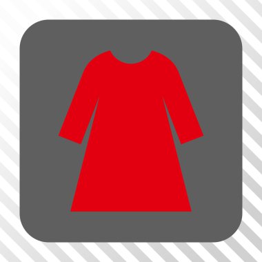 Kadın elbise yuvarlak kare düğme