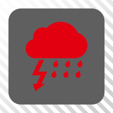 Fırtına yuvarlak kare düğme