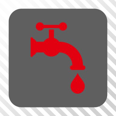 Musluk suyu yuvarlak kare düğme