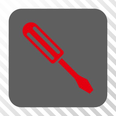 Tornavida yuvarlak kare düğme