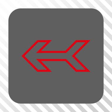 Ok sol yuvarlak kare düğme