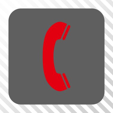 Telefon Alıcı Yuvarlak Kare Düğmesi