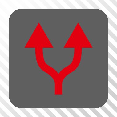 Yuvarlatılmış Kare düğmesini yukarı okları bölme