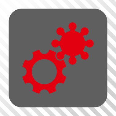 Gears'ı yuvarlak kare düğme