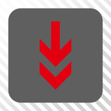 Yuvarlatılmış Kare düğme aşağı ok